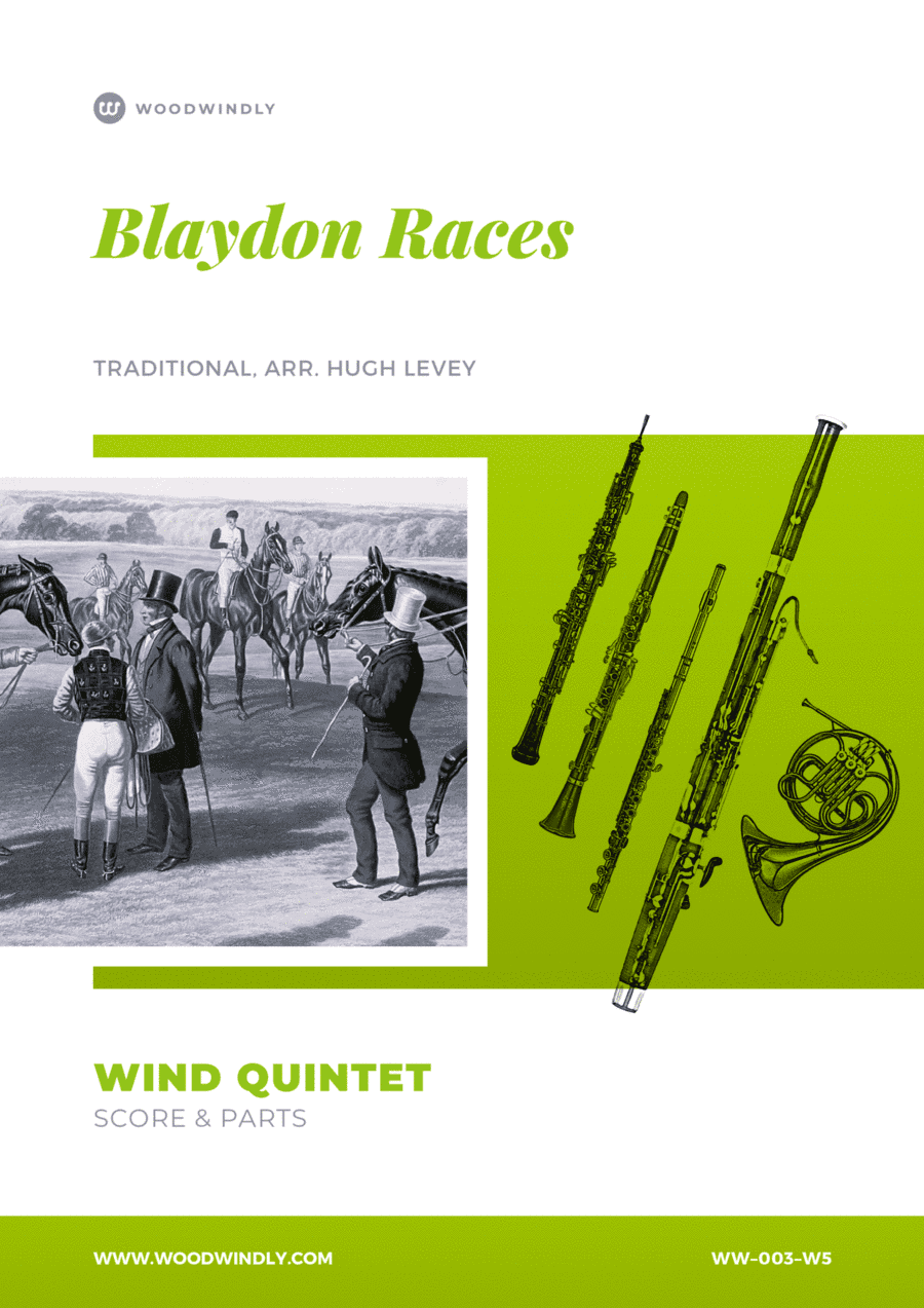 Blaydon Races - Geordie Ridley (Traditional) - Wind Quintet (arr. Hugh Levey)