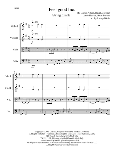 Feel Good Inc (arr. José angel Ortiz ramirez)