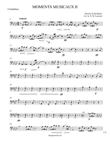Moments Musicaux II (arr. Nick Lacanski)