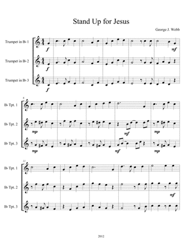 Stand Up for Jesus (arr. Alan Deyton)