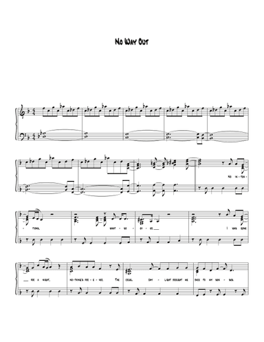 No Way Out (arr. Biegler)