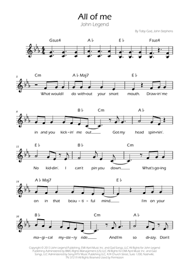 All Of Me (arr. Ygor Nunes)