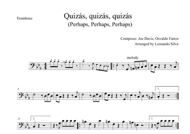 Quizas, Quizas, Quizas (perhaps, Perhaps, Perhaps) (arr. Leonardo Silva)