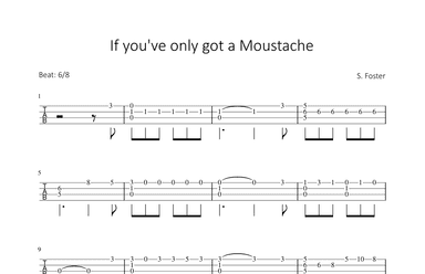 If you`ve only got a Moustache (arr. Bettina Schipp)
