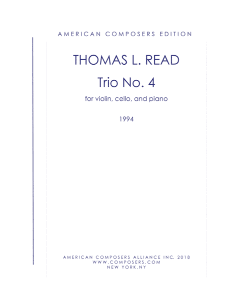 [Read] Piano Trio No. 4