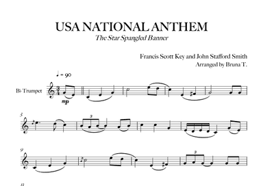 The Star Spangled Banner (Trumpet) (arr. Bruna T.)