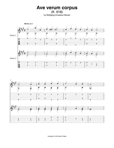 Ave Verum Corpus (arr. Mark Phillips)