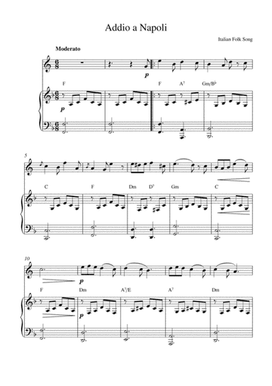 Addio a Napoli (arr. Kaiserin Rebecca)