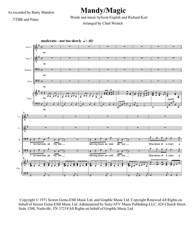 Mandy (arr. Chad Weirick)