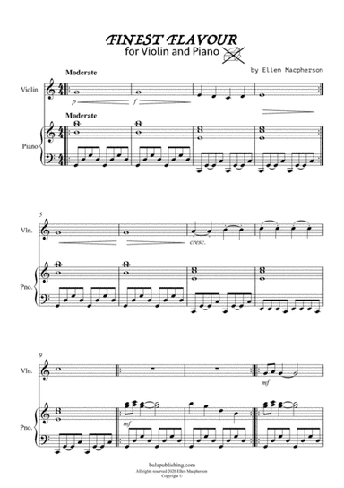 Finest Flavour - Violin and Piano