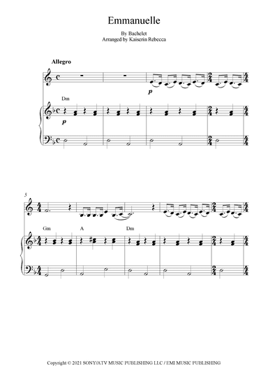Emmanuelle (arr. Kaiserin Rebecca)