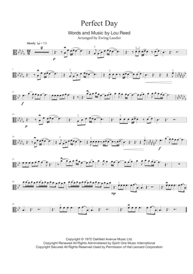 Perfect Day (arr. Ewing Lauder)
