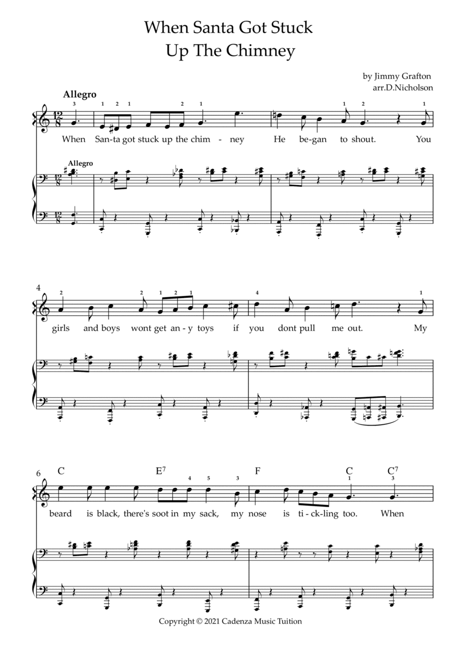 When Santa Got Stuck Up The Chimney (arr. Daniel Nicholson)