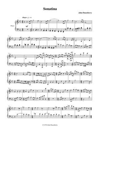 Sonatina for Piano