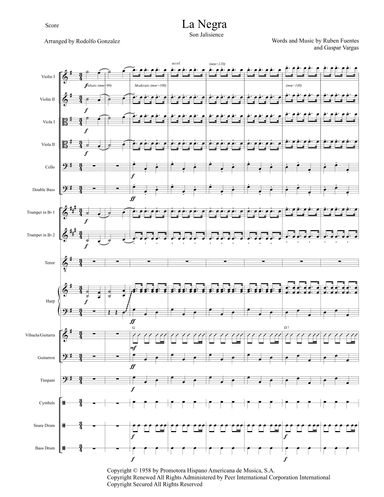 El Son De La Negra (arr. Rodolfo Gonzalez)