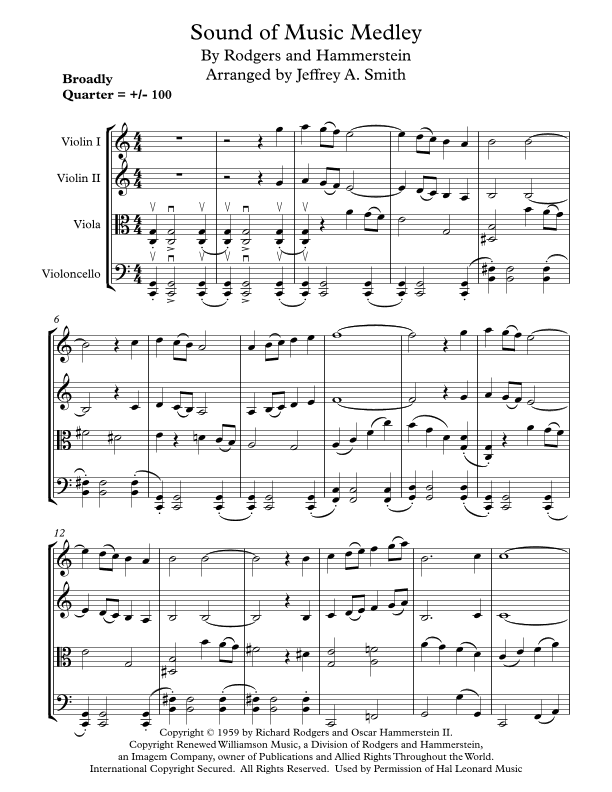 The Sound Of Music (arr. Jeffrey A. Smith)