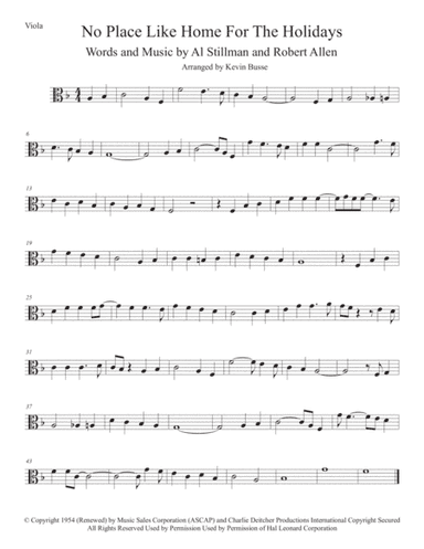 (There's No Place Like) Home For The Holidays (arr. Kevin Busse)