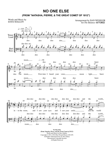 No One Else (arr. Dan Wessler)