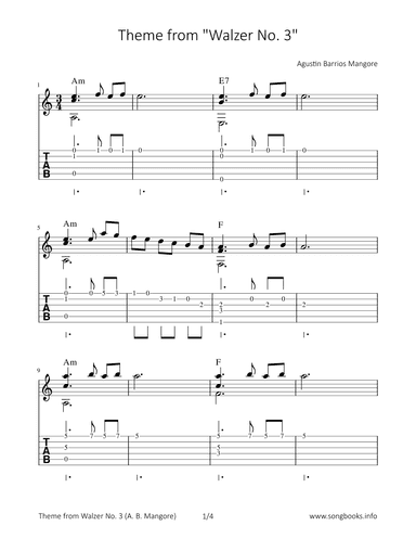 Theme from „Walzer No. 3“ (arr. Bettina Schipp)