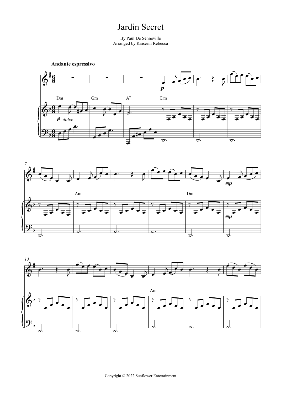 Jardin Secret (arr. Kaiserin Rebecca)