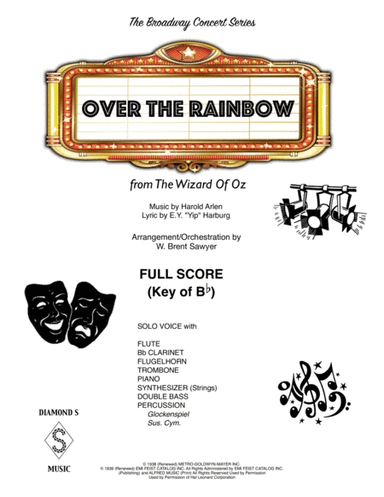 Over The Rainbow (from The Wizard Of Oz) - Score Only (arr. W. Brent Sawyer)