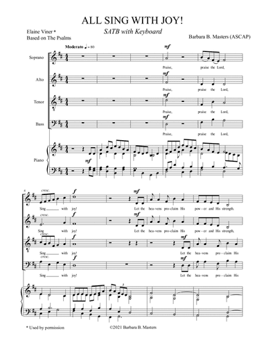 All Sing With Joy!