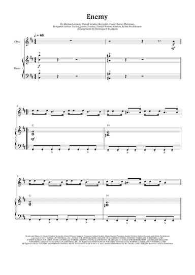 Enemy (arr. Henrique F Mangoni)