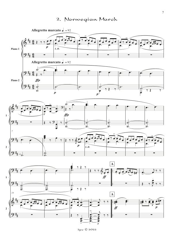 Norwegian March, from Lyric Suite, op. 54 (arr. Richard Simm)