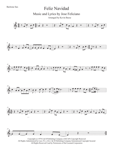 Feliz Navidad (arr. Kevin Busse)
