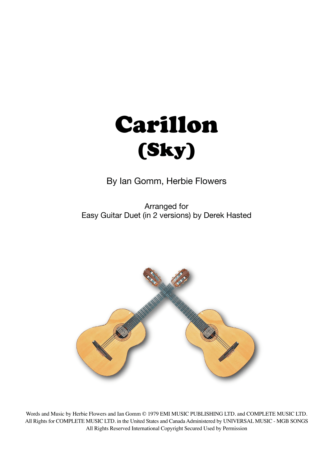 Carillon (arr. Derek Hasted)