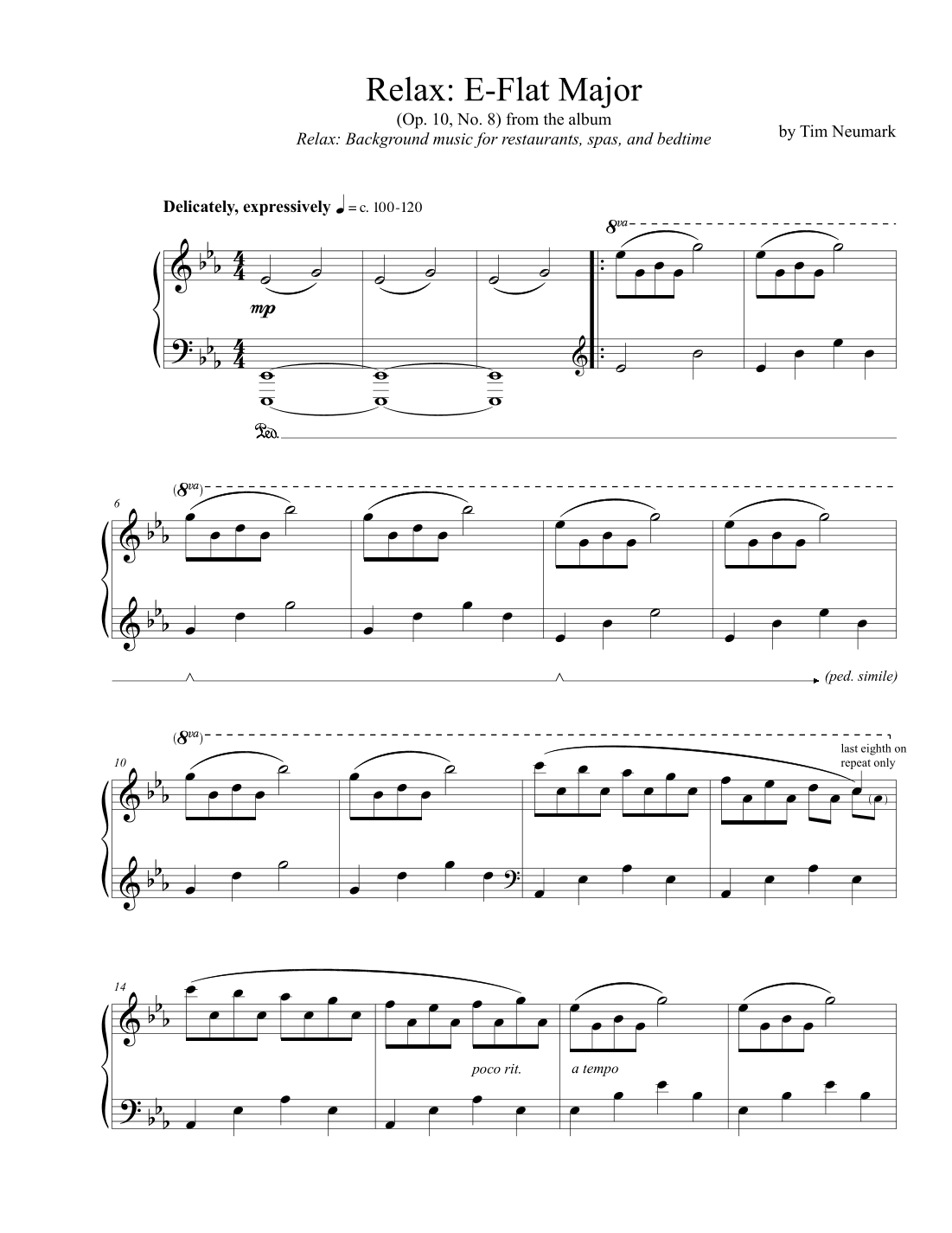 Relax: E-Flat Major