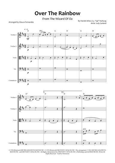 Over The Rainbow (arr. Glauco Fernandes)