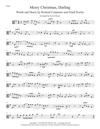 Merry Christmas, Darling (arr. Kevin Busse)