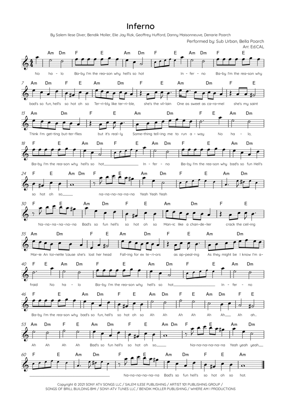 Inferno (arr. Ed.CAL)