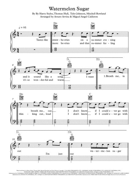 Watermelon Sugar (arr. Arturo Arvizu, Miguel Angel Calderon)