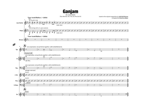 Ganjam (Score) (arr. David Ian Baker)
