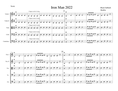 Iron Man (arr. Robert Medlin)