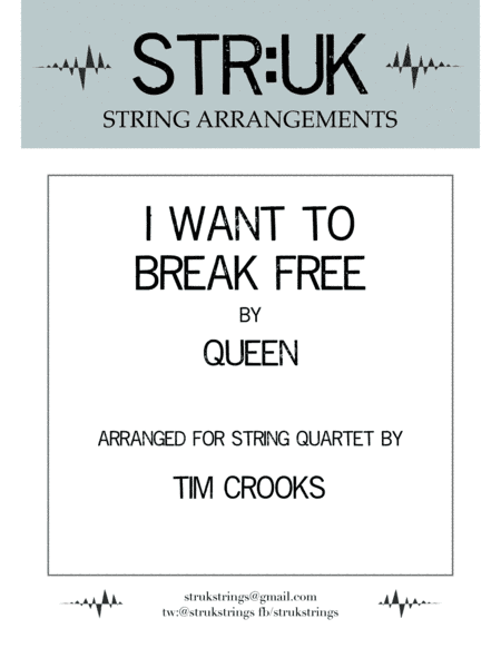 I Want To Break Free (arr. Tim Crooks)