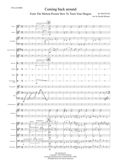 Coming Back Around - Score Only (arr. Davide Bizzarri)