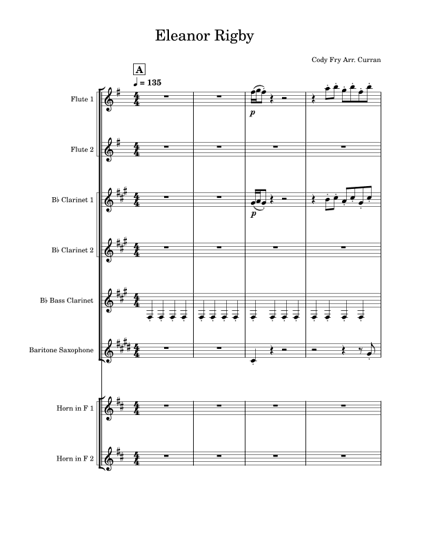 Eleanor Rigby (arr. Julia Curran)