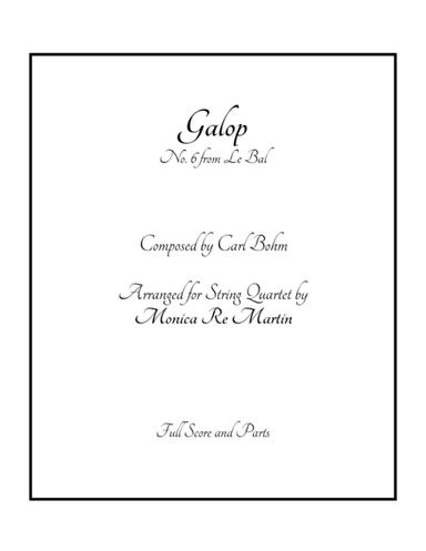 Galop (No. 6) from Le Bal (arr. Monica Re Martin)