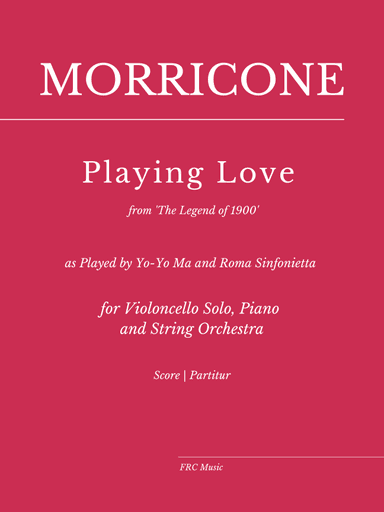Playing Love - Score Only (arr. Flavio Regis Cunha)