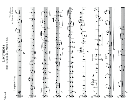 Lacrymosa (arr. Lorento Golofeev)