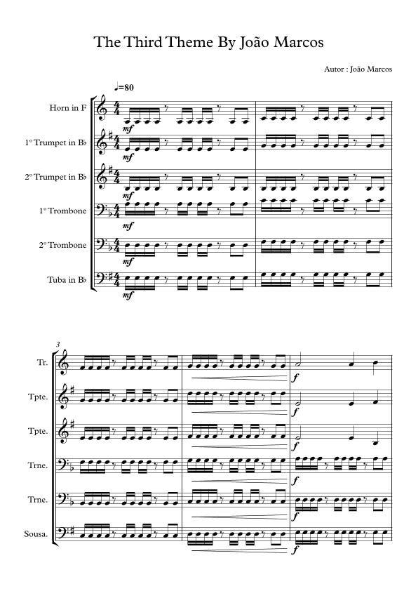 The Third Theme By João Marcos
