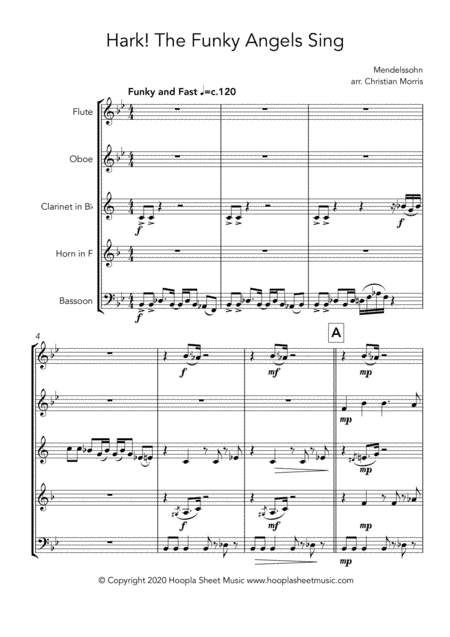 Hark! The Funky Angels Sing (Hark! The Herald Angels Sing) (arr. Christian Morris)
