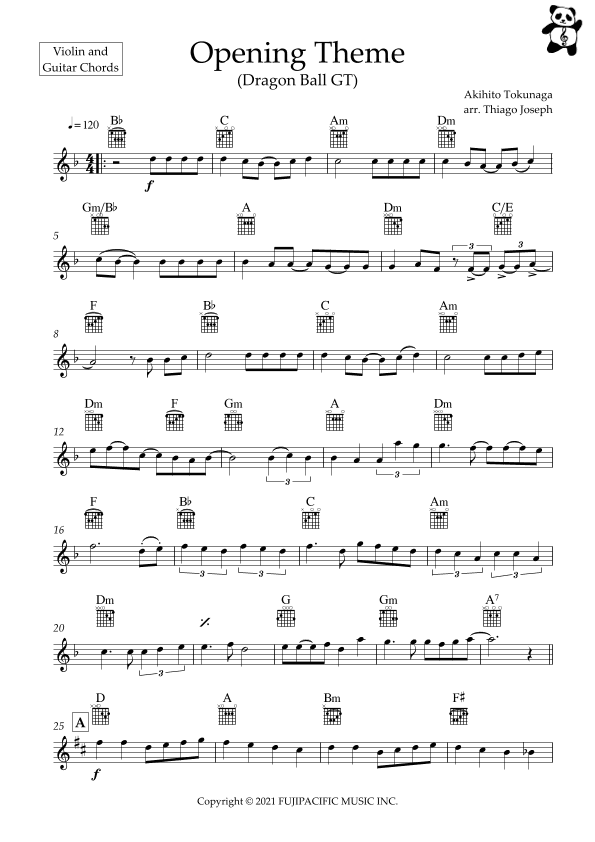 Dragon Ball Gt (arr. Thiago Joseph)