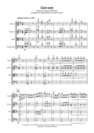 Can-Can (arr. Yulian Heroim)