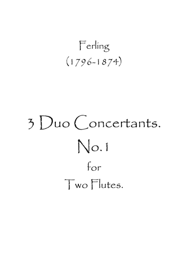 3 Duo Concertants. (arr. Spence Bundy)