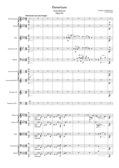 Egmont Ouverture Opus 84 (arr. Zachary Corbett)