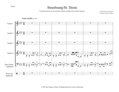 Strasbourg / St. Denis (arr. Shawn Salmon)